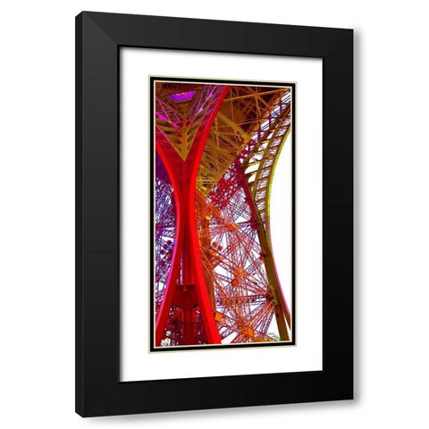 Pilier en couleurs Black Modern Wood Framed Art Print with Double Matting by Tomas, Lisa