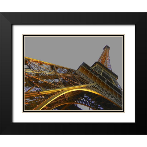 Tour en or Black Modern Wood Framed Art Print with Double Matting by Tomas, Lisa