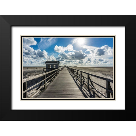 Hope Black Modern Wood Framed Art Print with Double Matting by Lichtenwalter, Tom