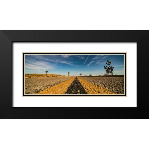 Joshua Black Modern Wood Framed Art Print with Double Matting by Lichtenwalter, Tom