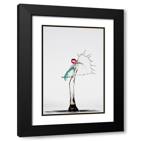 The Angel Black Modern Wood Framed Art Print with Double Matting by Sanchez, Manuel