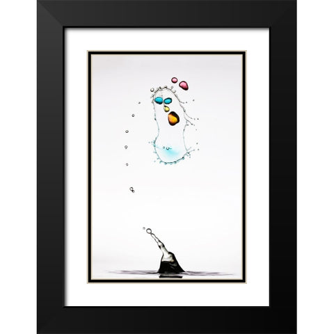 Ghost Black Modern Wood Framed Art Print with Double Matting by Sanchez, Manuel