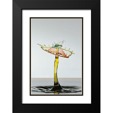 Le carousel Black Modern Wood Framed Art Print with Double Matting by Sanchez, Manuel