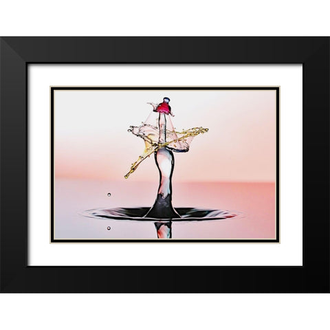 Le Dome Black Modern Wood Framed Art Print with Double Matting by Sanchez, Manuel