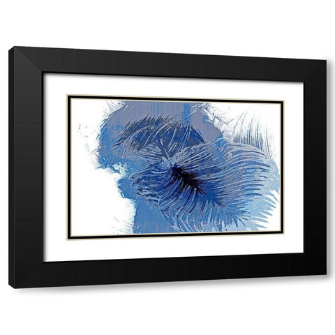 Verschlungen Black Modern Wood Framed Art Print with Double Matting by Baumann, Matthias