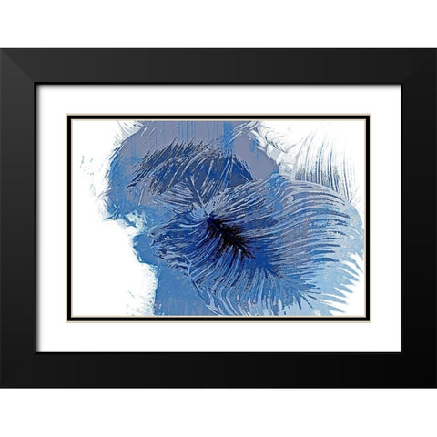 Verschlungen Black Modern Wood Framed Art Print with Double Matting by Baumann, Matthias