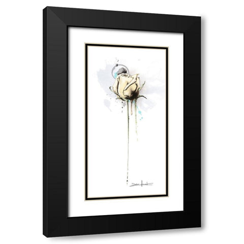 Urban Romance III Black Modern Wood Framed Art Print with Double Matting by Zacher-Finet, Isabelle