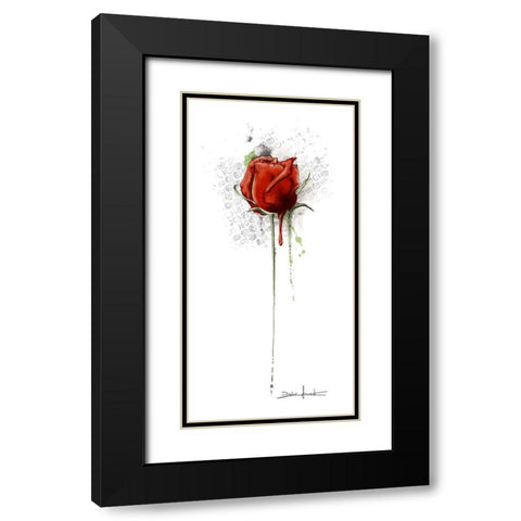 Urban Romance IV Black Modern Wood Framed Art Print with Double Matting by Zacher-Finet, Isabelle