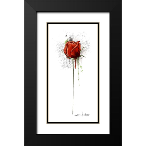 Urban Romance IV Black Modern Wood Framed Art Print with Double Matting by Zacher-Finet, Isabelle