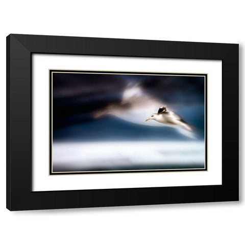 Dreamfly Black Modern Wood Framed Art Print with Double Matting by Steger, Uwe