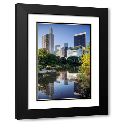 Gapstow Moment Black Modern Wood Framed Art Print with Double Matting by Terrible, Aurelien