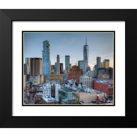 Starchitectureâ€¦ Black Modern Wood Framed Art Print with Double Matting by Terrible, Aurelien