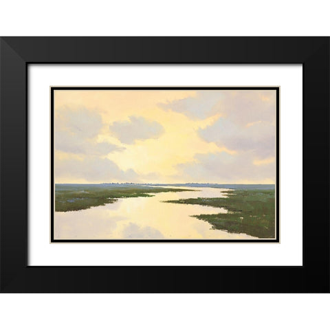 Stare at the Light Black Modern Wood Framed Art Print with Double Matting by Groenhart, Jan