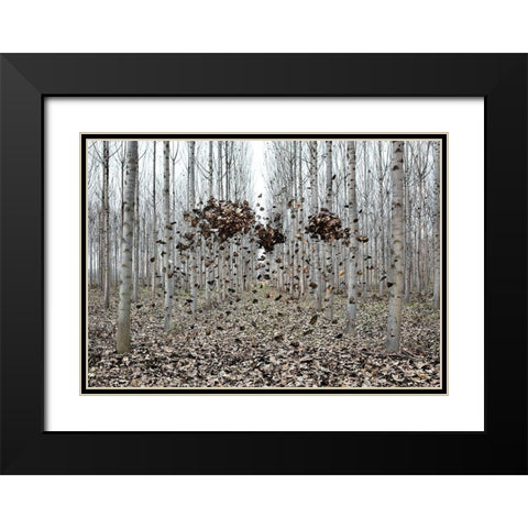 Pause NÃºmero I Black Modern Wood Framed Art Print with Double Matting by Vallinas Prieto, Miguel