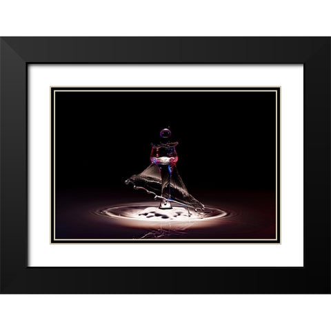 Dancer I Black Modern Wood Framed Art Print with Double Matting by Sanchez, Manuel