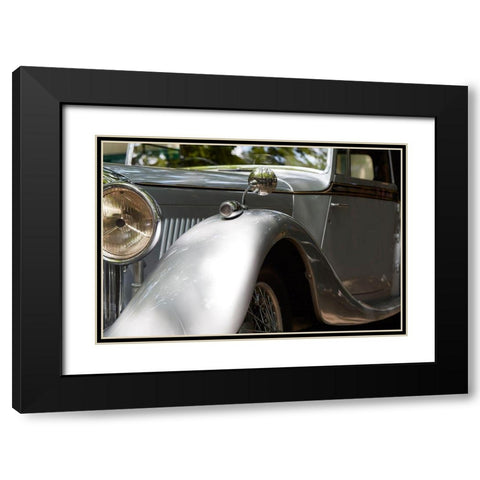 Classic Car I Black Modern Wood Framed Art Print with Double Matting by Hillert, Peter