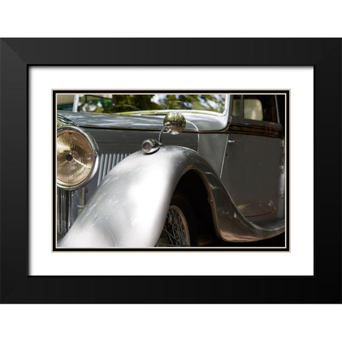 Classic Car I Black Modern Wood Framed Art Print with Double Matting by Hillert, Peter
