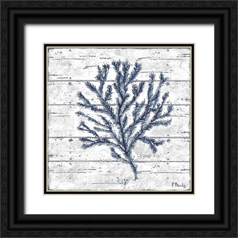 Cape Coral IV - White Black Ornate Wood Framed Art Print with Double Matting by Brent, Paul