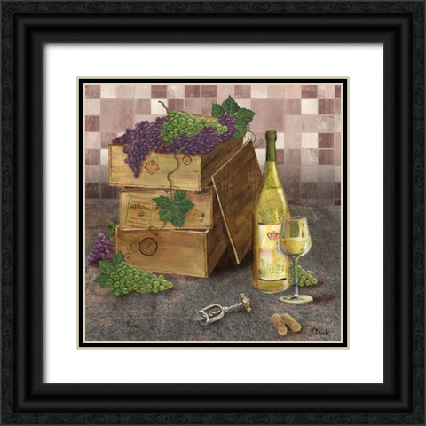 Contempo Winery I Black Ornate Wood Framed Art Print with Double Matting by Brent, Paul