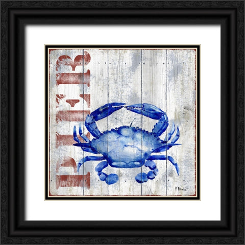 Tisbury Crustaceans I Black Ornate Wood Framed Art Print with Double Matting by Brent, Paul