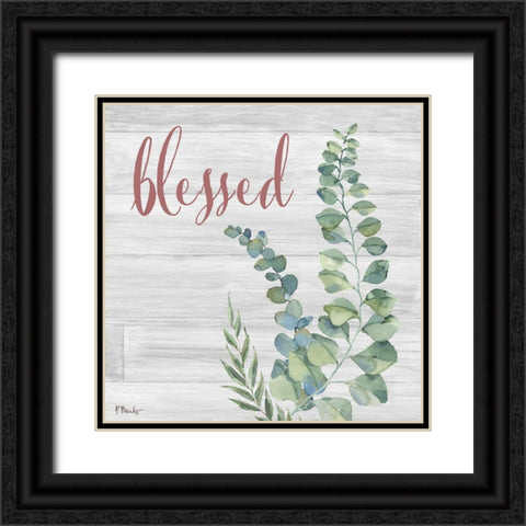 Eucalyptus Bloom II Black Ornate Wood Framed Art Print with Double Matting by Brent, Paul