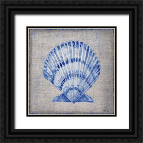 Grenada Shells II - Linen Black Ornate Wood Framed Art Print with Double Matting by Brent, Paul