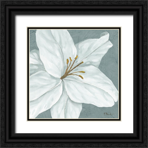 Floral Bloom VI Black Ornate Wood Framed Art Print with Double Matting by Brent, Paul