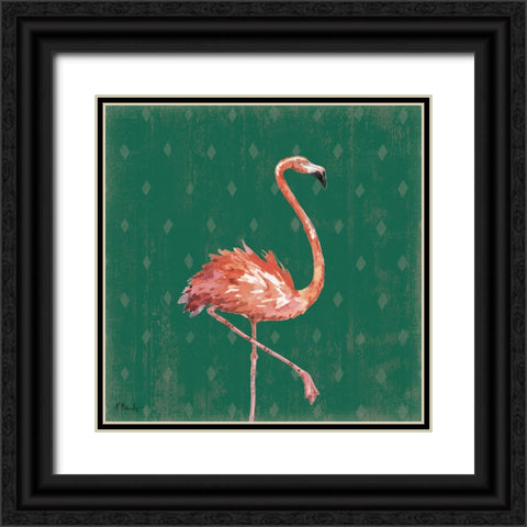 Emerald Veld V Black Ornate Wood Framed Art Print with Double Matting by Brent, Paul