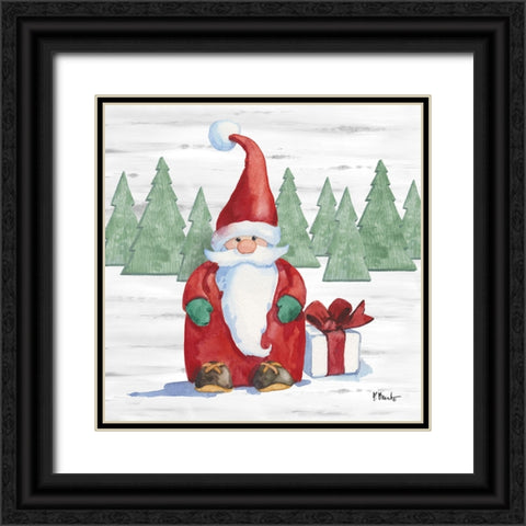 Gnome Town I Black Ornate Wood Framed Art Print with Double Matting by Brent, Paul