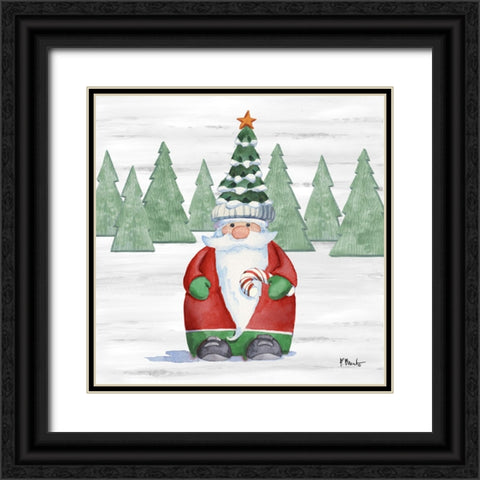 Gnome Town II Black Ornate Wood Framed Art Print with Double Matting by Brent, Paul
