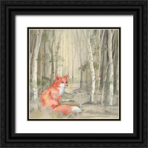 Birch Forest I Black Ornate Wood Framed Art Print with Double Matting by Brent, Paul