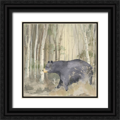 Birch Forest IV Black Ornate Wood Framed Art Print with Double Matting by Brent, Paul