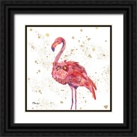 Feathered II - Gold Black Ornate Wood Framed Art Print with Double Matting by Brent, Paul