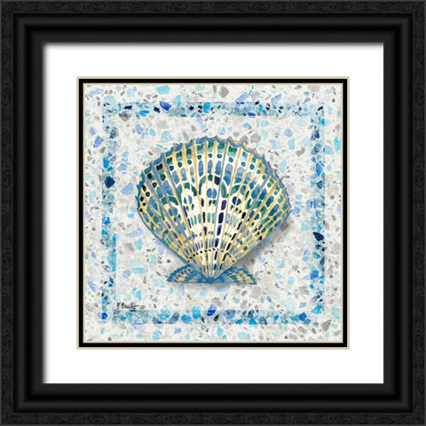 Embellished Shells III Black Ornate Wood Framed Art Print with Double Matting by Brent, Paul