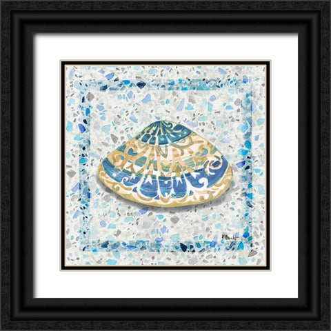 Embellished Shells IV Black Ornate Wood Framed Art Print with Double Matting by Brent, Paul