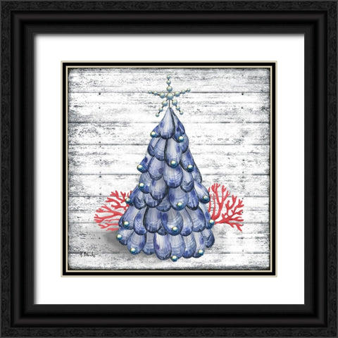 Mussel Tree Black Ornate Wood Framed Art Print with Double Matting by Brent, Paul