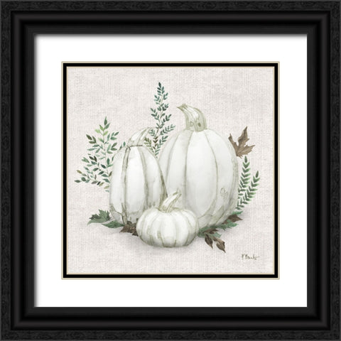 Heirloom Harvest II - Sage Black Ornate Wood Framed Art Print with Double Matting by Brent, Paul