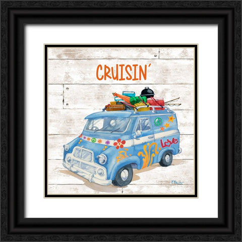 Forest Voyage II - Wood Black Ornate Wood Framed Art Print with Double Matting by Brent, Paul