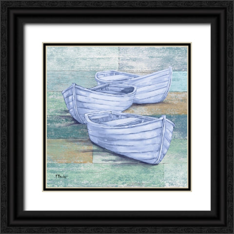 Coastal Lounge V Black Ornate Wood Framed Art Print with Double Matting by Brent, Paul