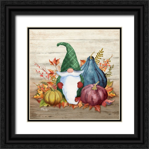 Autumn Gnome II Black Ornate Wood Framed Art Print with Double Matting by Brent, Paul