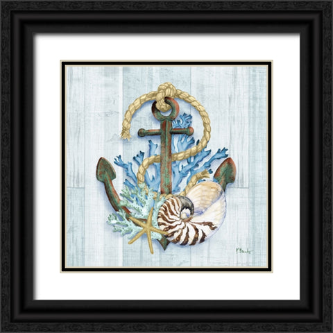 Coral Dive II Black Ornate Wood Framed Art Print with Double Matting by Brent, Paul