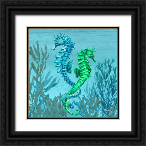 Tonga Sealife IV Black Ornate Wood Framed Art Print with Double Matting by Brent, Paul