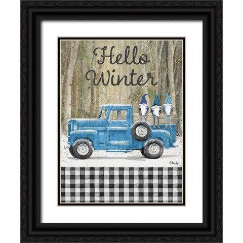 Gnome Birch Drifter Vertical Black Ornate Wood Framed Art Print with Double Matting by Brent, Paul