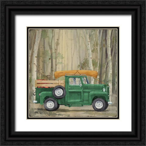 Birch Drifter I Black Ornate Wood Framed Art Print with Double Matting by Brent, Paul