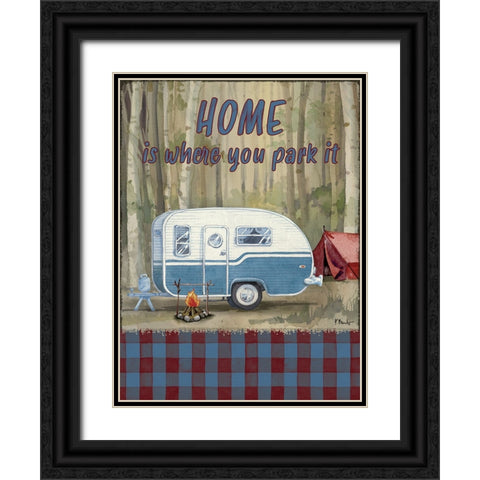 Birch Drifter Vertical II Black Ornate Wood Framed Art Print with Double Matting by Brent, Paul