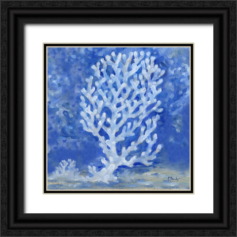 Impressions of Coral II Black Ornate Wood Framed Art Print with Double Matting by Brent, Paul