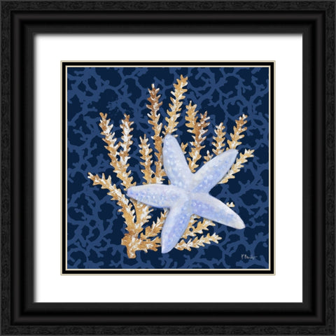 Jetty Shells I Black Ornate Wood Framed Art Print with Double Matting by Brent, Paul