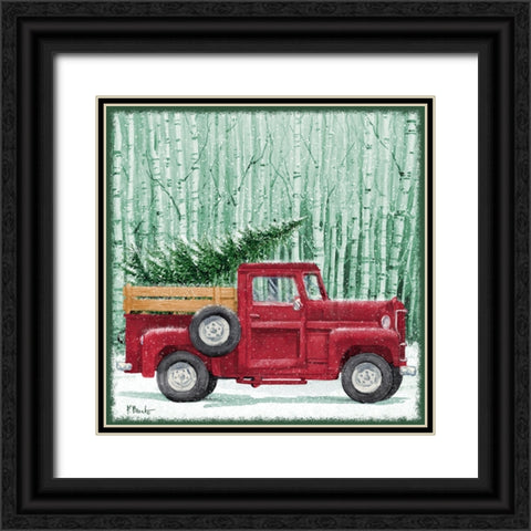 Holiday Drifter I Black Ornate Wood Framed Art Print with Double Matting by Brent, Paul