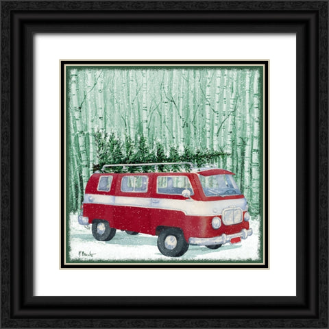 Holiday Drifter III Black Ornate Wood Framed Art Print with Double Matting by Brent, Paul