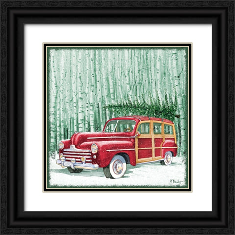 Holiday Drifter IV Black Ornate Wood Framed Art Print with Double Matting by Brent, Paul